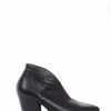 accollata tacco 7 cm nero