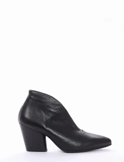 accollata tacco 7 cm nero
