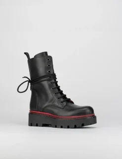 Anfibio tacco 5 cm nero