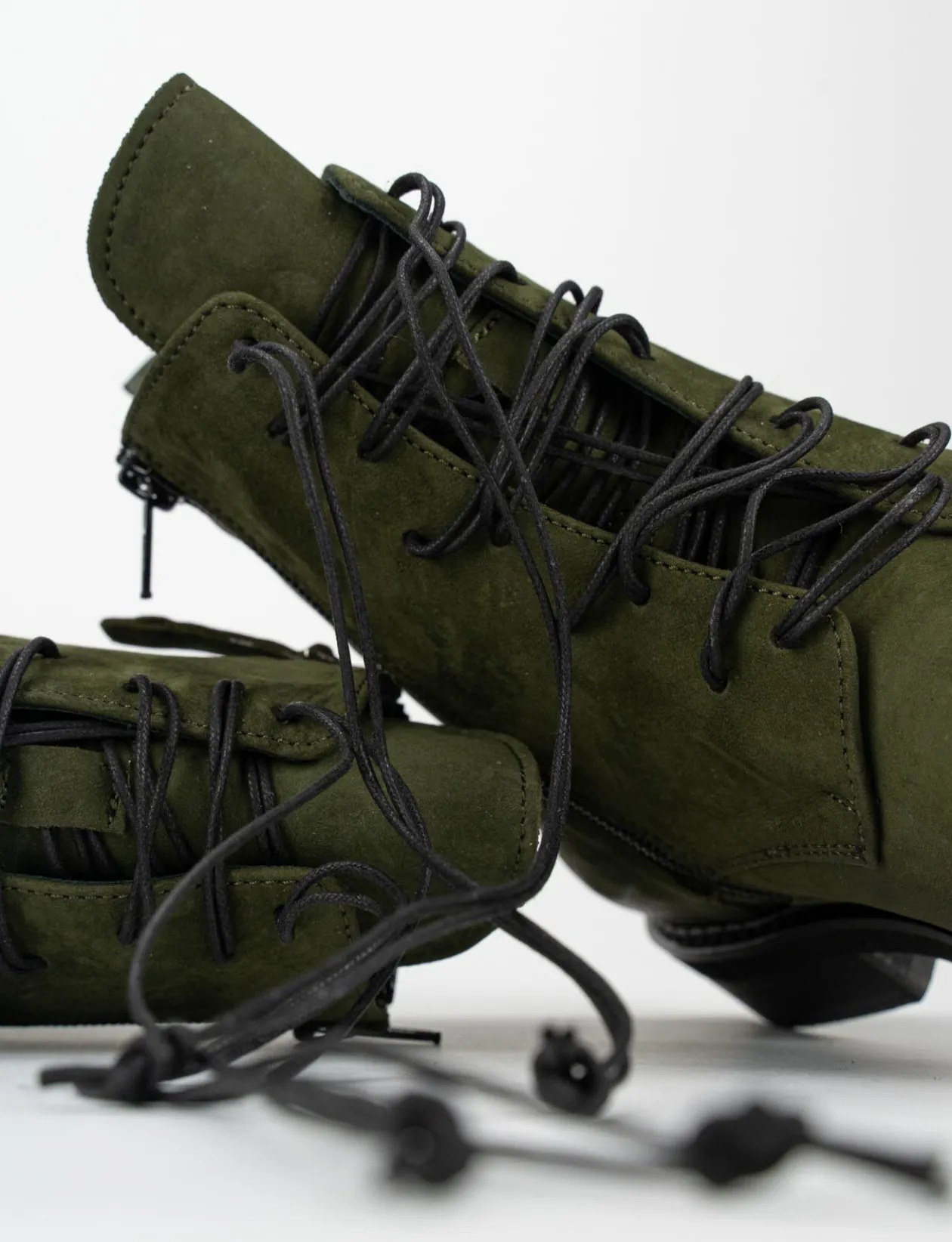 Anfibio tacco 3 cm verde