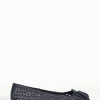 ballerina tacco 1 cm blu