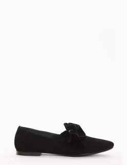 Ballerina tacco 1 cm nero