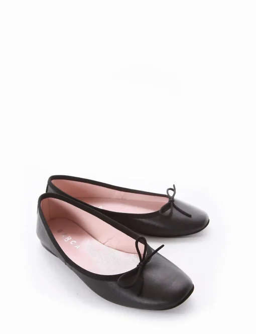 Ballerina tacco 1 cm nero