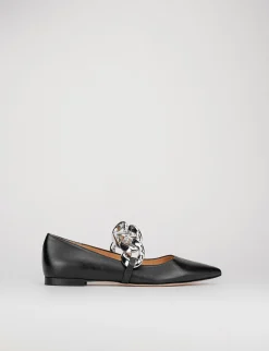 Ballerina tacco 1 cm nero