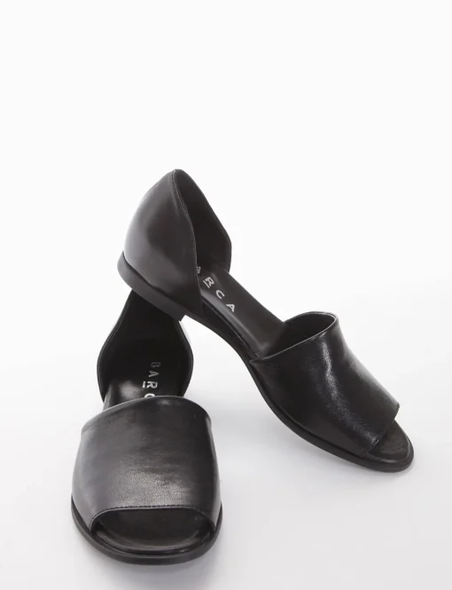 ballerina tacco 1 cm nero