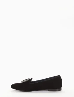 ballerina tacco 1 cm nero