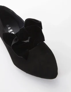 Ballerina tacco 1 cm nero