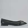 Ballerine tacco 1cm pelle nero