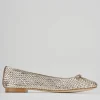 Ballerine tacco 1cm pelle oro