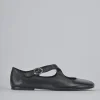 Ballerine tacco 1cm pelle nero