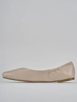 Ballerine tacco 1cm pelle rosa
