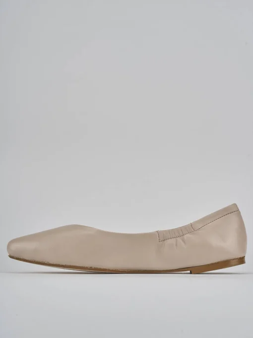 Ballerine tacco 1cm pelle rosa