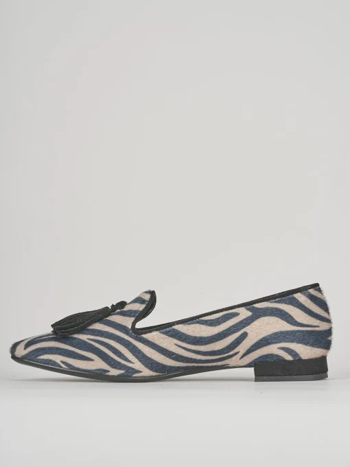 Ballerine tacco 1cm pelle multicolor