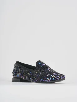 Ballerine tacco 1cm pelle multicolor