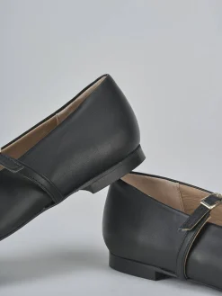 Ballerine tacco 1cm pelle nero