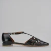 Ballerine tacco 1cm vernice nero