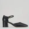 Bebè tacco 7 cm nero pelle