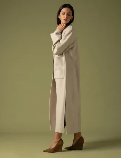 Décolleté e slingback tacco 9cm camoscio marrone