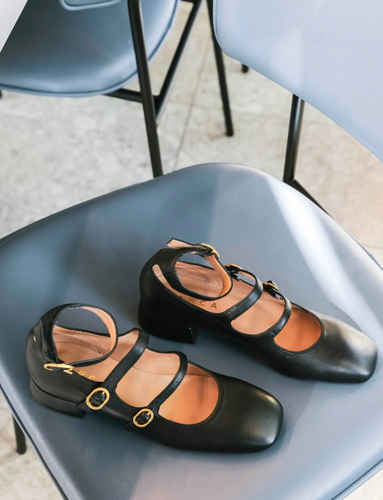 Décolleté e slingback tacco 3cm pelle nero