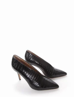 decolte tacco 10 cm nero