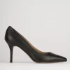 Decolte' tacco 7 cm nero pelle