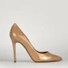 Decolte' tacco 11 cm rosa vernice