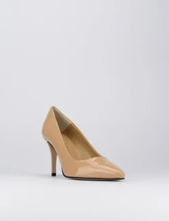 Decolte' tacco 7 cm rosa vernice