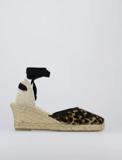 Espadrilla zeppa 6 cm multicolor cavallino