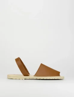 Espadrillas pelle marrone