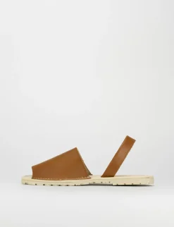 Espadrillas pelle marrone