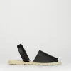 Espadrillas pelle nero