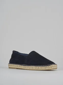 Mocassini camoscio blu