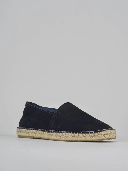 Mocassini camoscio blu