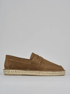 Mocassini camoscio marrone