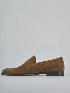 Mocassini camoscio marrone