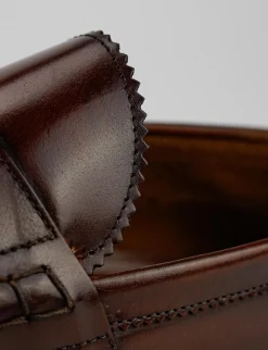 Mocassini pelle marrone