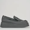 Mocassini tacco 3cm pelle nero