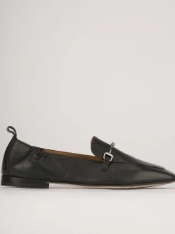 Mocassini tacco 1cm pelle nero