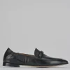Mocassini tacco 1cm pelle nero