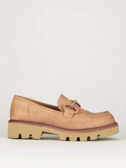 Mocassini tacco 1cm pelle rosa