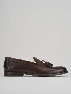 Mocassini tacco 2cm pelle testa