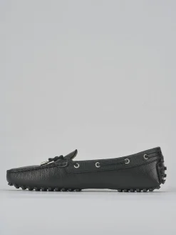 Mocassini tacco 1cm pelle nero