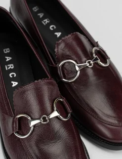 Mocassino tacco 3 cm bordo'