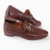 mocassino tacco 2 cm cuoio