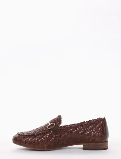 mocassino tacco 2 cm cuoio