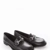 Mocassino tacco 2 cm nero