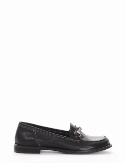 Mocassino tacco 2 cm nero