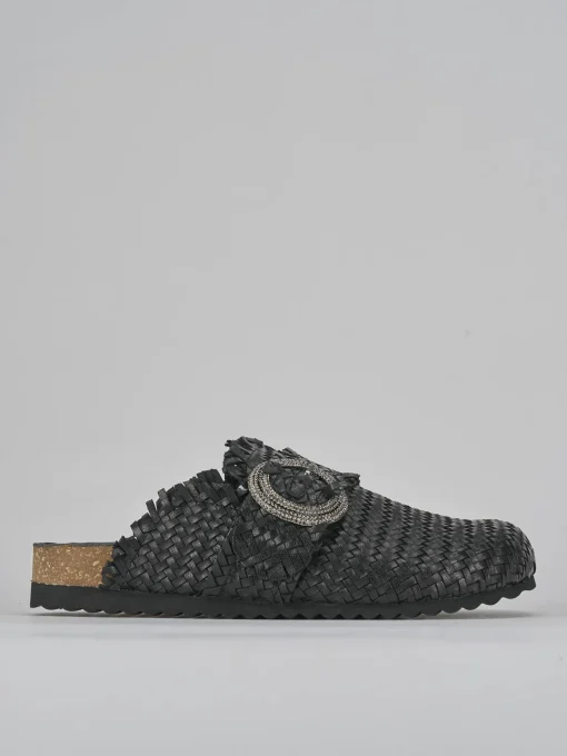 Sabot pelle nero