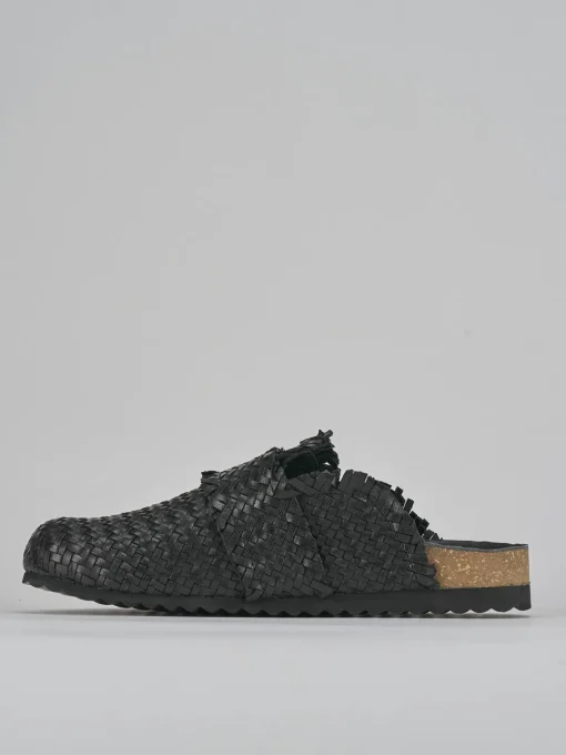 Sabot pelle nero