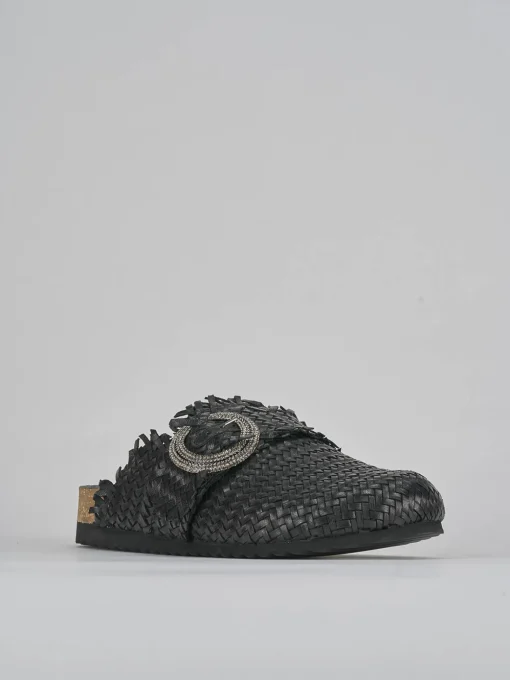 Sabot pelle nero
